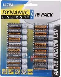 Ultra Dynamic Energy 16 x AA Batterijen