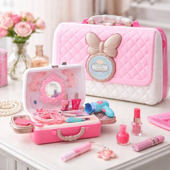 Beauty Handbag Make-Up Speelgoed circa 18-Delig 