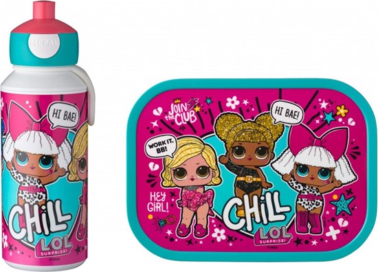 Mepal Pop-Up Beker & Broodtrommel set L.O.L. Surprise 