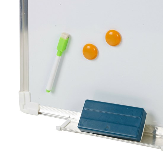 Whiteboard Aluminium met Accessoires circa 45x60cm 