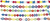 haza Feestslinger Colors circa 6mtr 