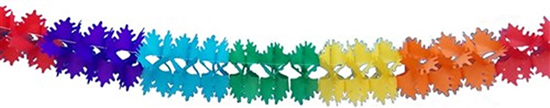 Haza Feestslinger Verjaardag Versiering Papier Multi-Color 6mtr 