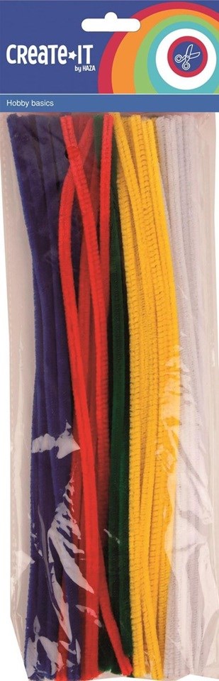 Chenille assorti Create-it circa 50 stuks 