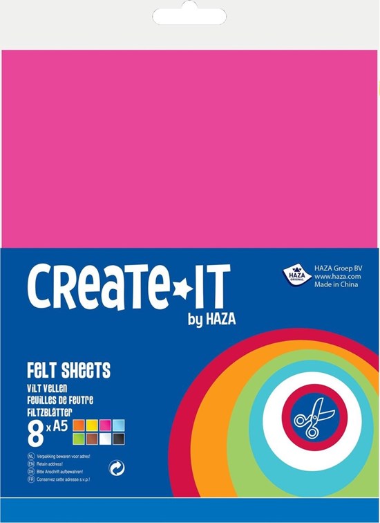 Create*It 8xA5 Knutsel Vilt Vellen 