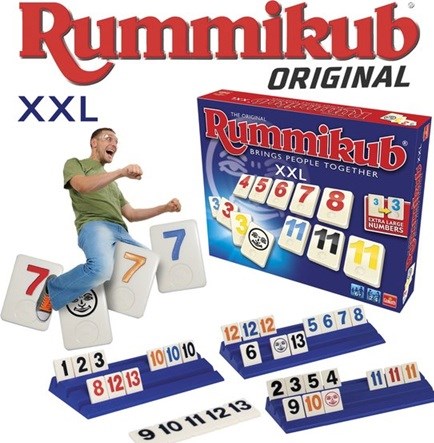 goliath Rummikub XXL Grote Cijfers 6+  