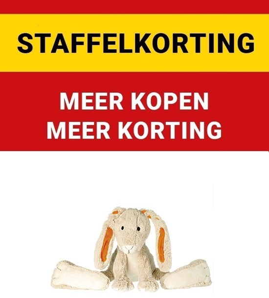 Happy Horse Konijn Twine Knuffel 31cm Beige Baby knuffel 0mnd+