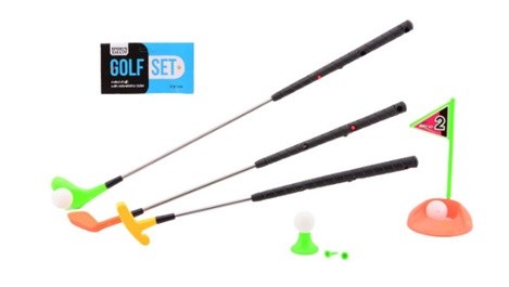 Sports Active Golfset met 3 verlengbare clubs