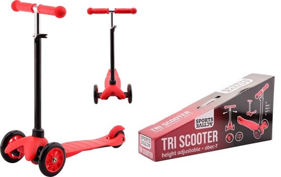 Sports Active City Tri-scooter rood 6+