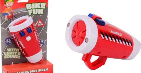 Bike Fun Fietslamp Brandweer met Geluid (1x9volt) 