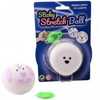 STICKY STRETCH BALL met UV LIGHT ! 