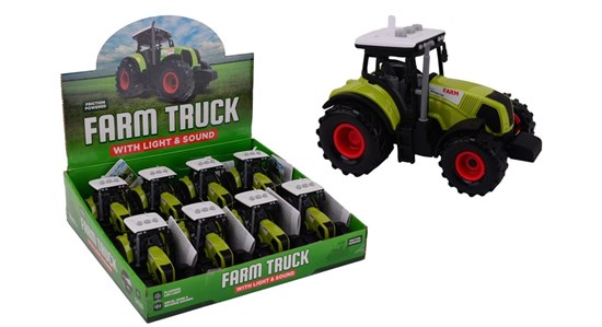 Junior Farming Tractor met Frictie  & Licht & Geluid 4+