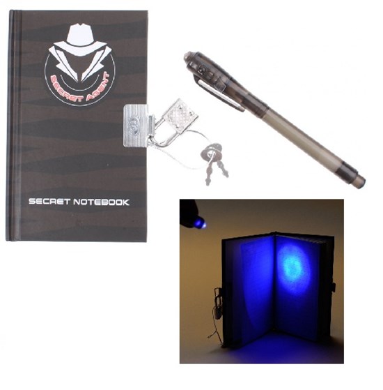 Secret Agent Notitieblok met Geheime Pen 