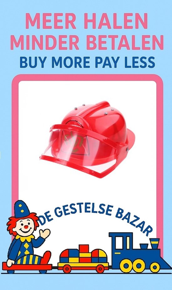 Brandweer Helm 112 met Vizier rood 