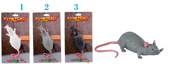 Super Stretchy GROTE Rat assorti Kleuren 