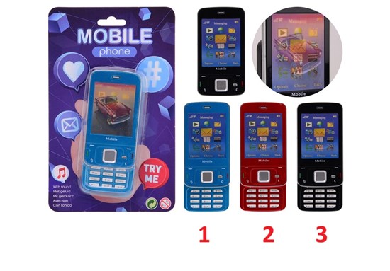 Mobiele Telefoon met Batterijen assorti 