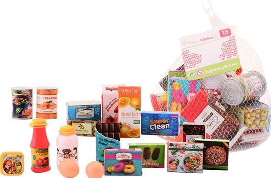 Home and Shopping Supermarkt Accessoires circa 18 stuks 