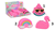 Puffy Pouches Portemonnee assorti Roze 3+ 