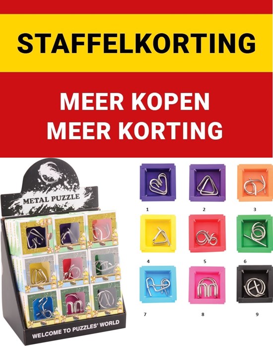 Metalen Geduldspel assorti 6+ 