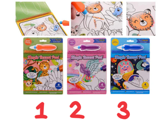 Kleuren met Water met 4 Afbeeldingen assorti 