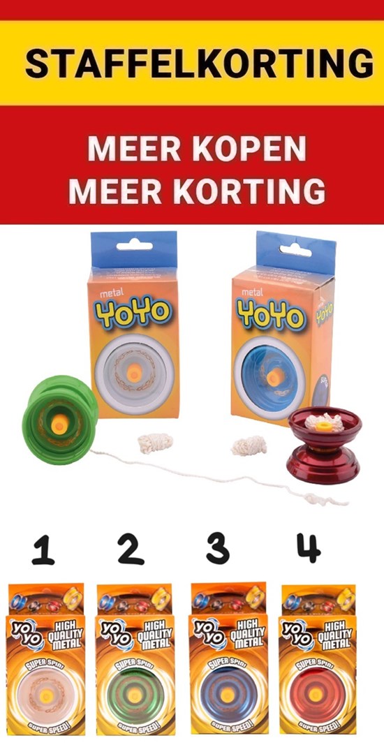 YoYo High Quality Metal ass.kleuren 
