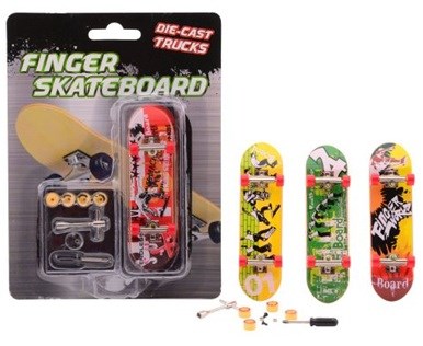 Finger Skateboard assorti die cast Trucks 6+ 