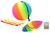 Regenboog bal maat 5 met Trainigskoord 3+ 