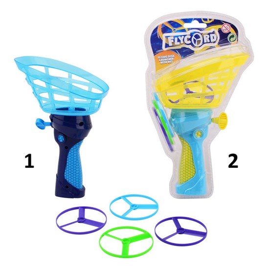 Flycord Vliegende Afschiet Schijfjes Beker assorti kleuren 
