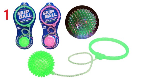 Olé Swing Enkel Skip Bal met Licht assorti kleuren 