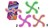Outdoor Fun Boomerang op Kaart assorti