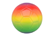 Outdoor Fun Regenboog Voetbal maat 5 