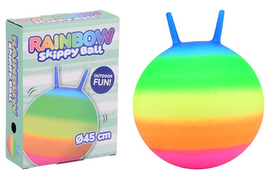 Outdoor Fun Rainbow Skippybal circa 45cm 