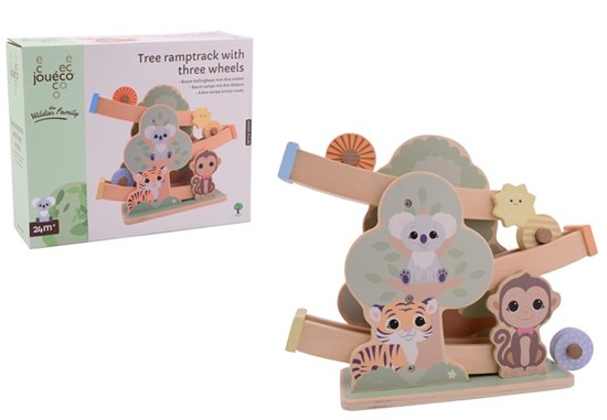 Jouéco® Boom Hellingbaan met 3 Wielen 