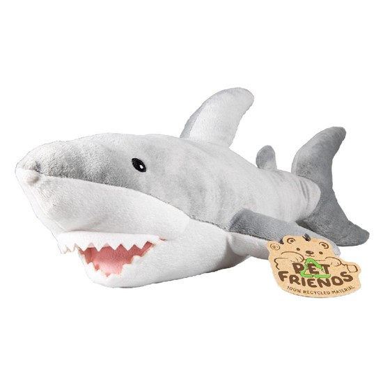 Pet Friends Pluche Haai Grijs 33cm 