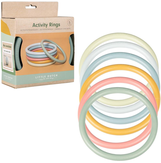 Little Dutch Activiteiten Ringen 6stuks 3+