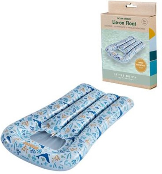 Little Dutch Lie-on Float Mini Luchtbed Ocean Dreams Blauw 3+