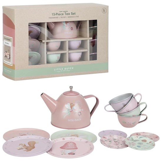 Little Dutch Fairy Garden Servies Metaal 3+ 