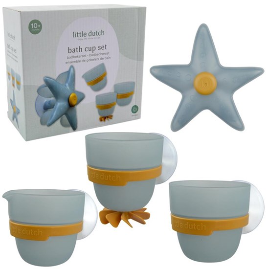 Little Dutch Badwand Bekers Zeester 10mnd+ 