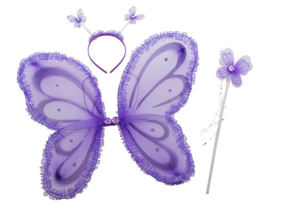 Purple Butterfly Vleugel set