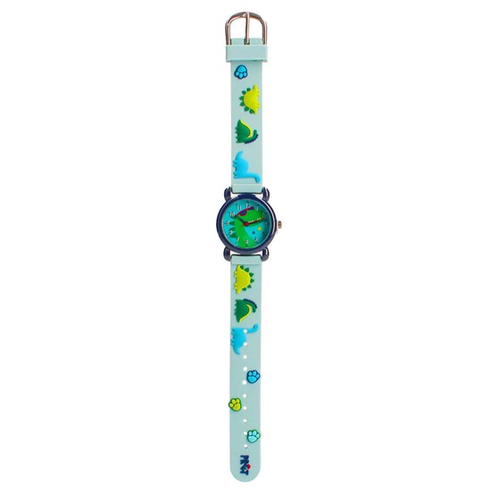 Pret Wrist Watch Kinder Horloge Dinosaurussen Blauw 3+