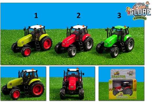 Kid's Globe Tractor met Licht en Geluid circa 11cm assorti 