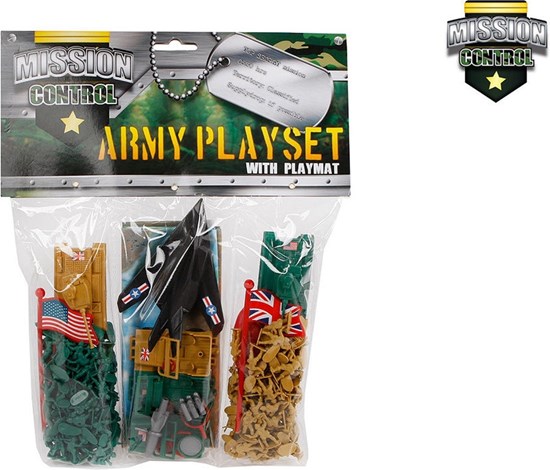 Mission Control Military Speelset Soldaten met Voertuigen assorti 4+ 
