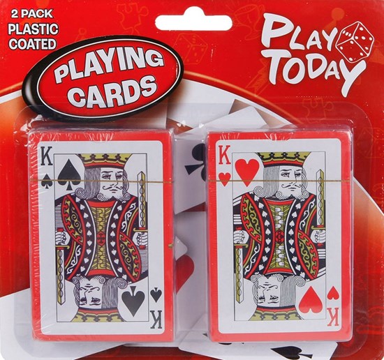 Play Today 2 Sets Speelkaarten op Kaart 