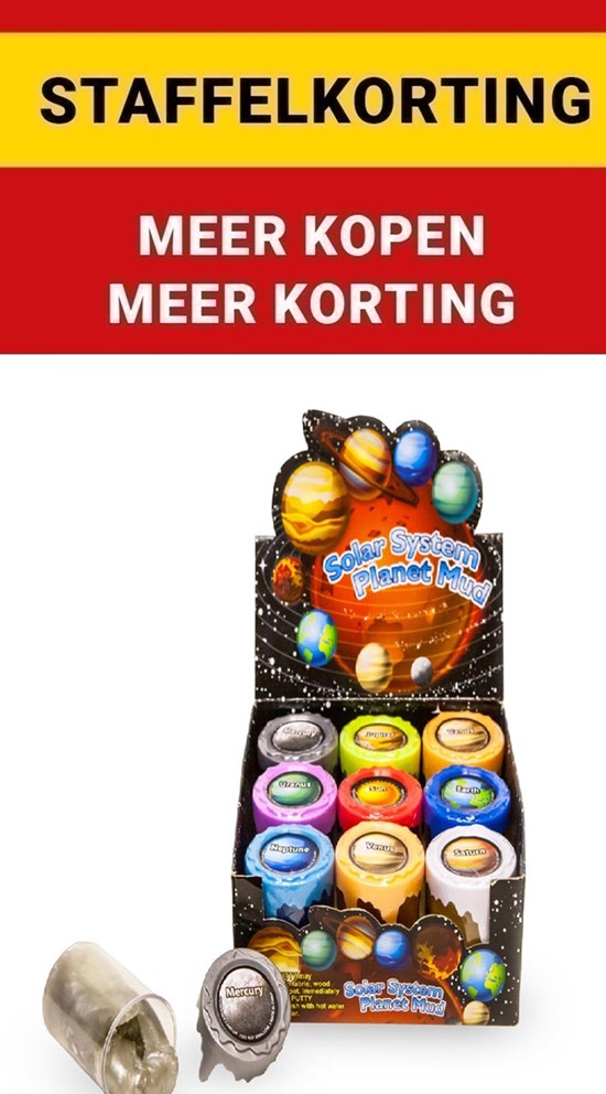 Space Xplorers Planeten Putty assorti kleuren