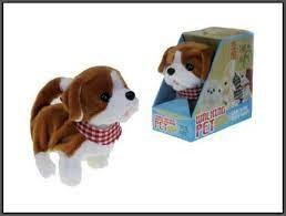 Take me Home Loophondje Beige/Wit  b/o  ( 2xAA) 