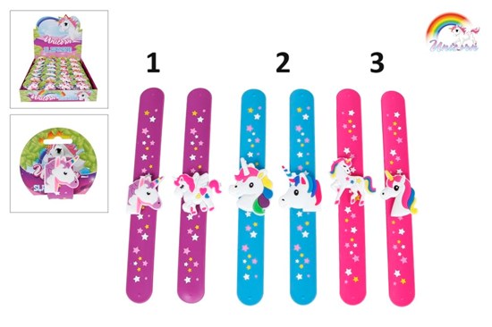 Unicorn Eenhoorn Klap armbandje assorti 