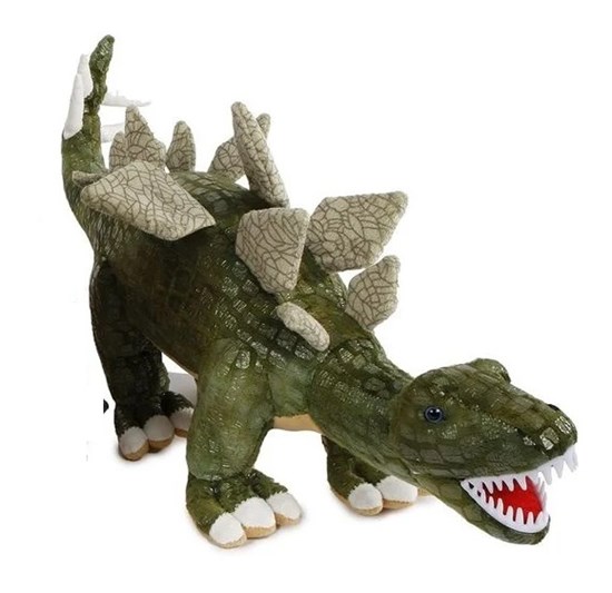 DinoWorld Dinosaurus pluche met Plastic Tanden 