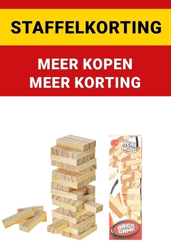 play toyday Houten Mini Jenga  Game spel 5+ 