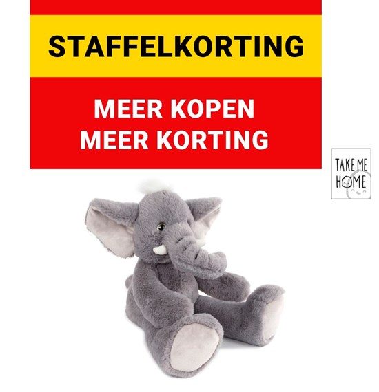 Take Me Home Pluche Olli de Olifant 22/36cm