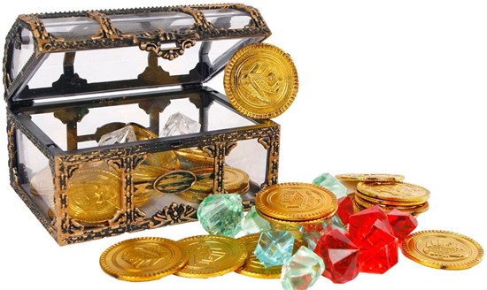 Destination Deep Schatkist met circa 30 Munten en circa 30 Diamanten 