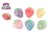 Squeezie Glitter Aardbei Knijpbal 6cm assorti kleuren 